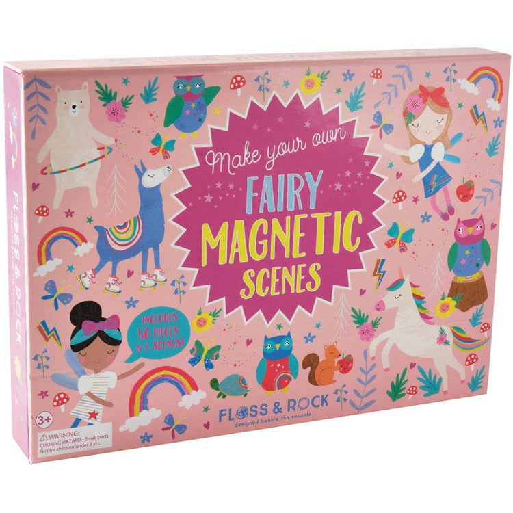 Floss & Rock Preschool Magnetic Rainbow Fairy Play Scene