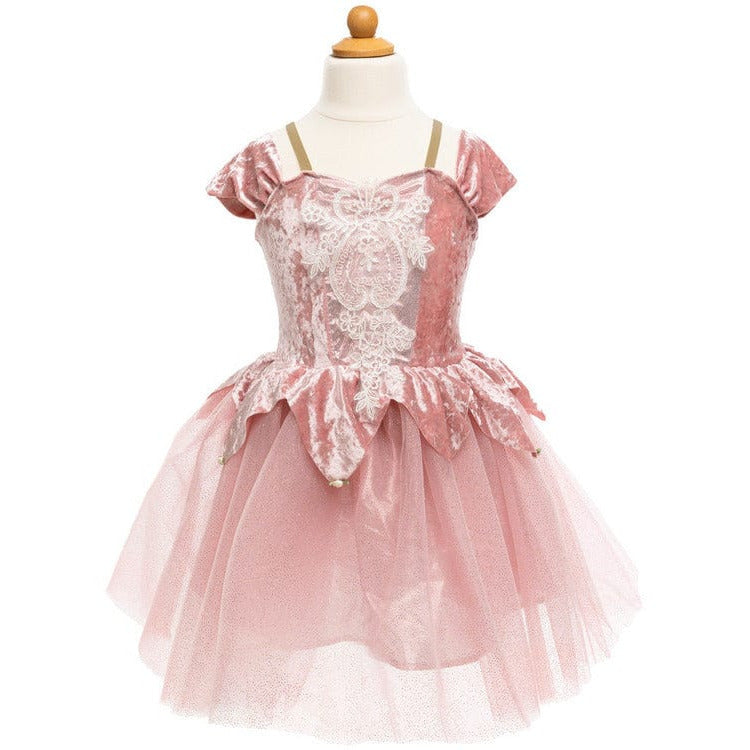 Great Pretenders Dress up Dusty Rose Holiday Ballerina Dress - Size 3-4