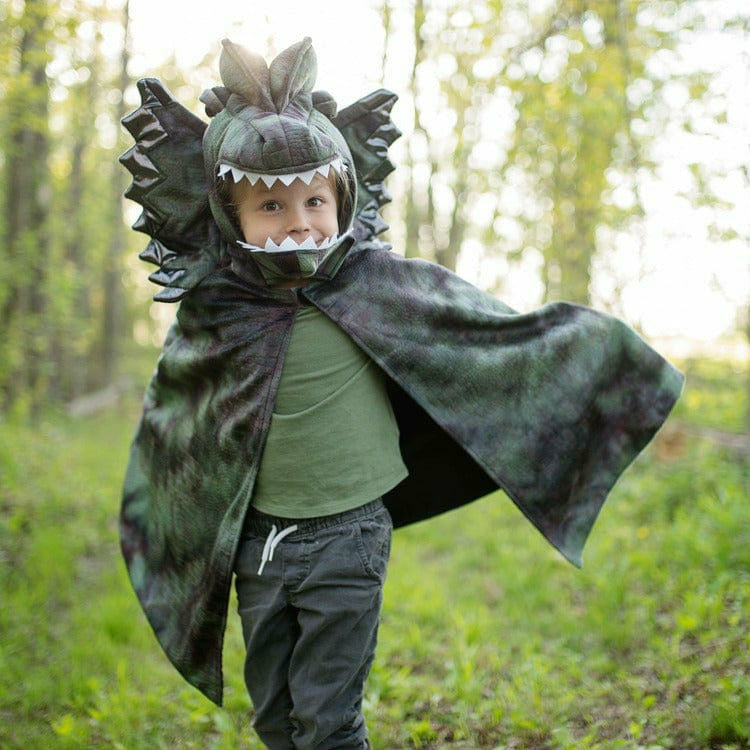 Great Pretenders Dress up Grandasaurus Dilophosaurus Cape w/Claws, Size 4-6