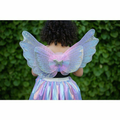Great Pretenders Dress up Magical Unicorn Skirt & Wings, Pastel, Size 4-6