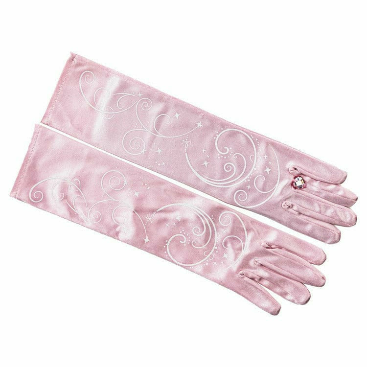 Great Pretenders Dress up Princess Swirl Gloves, Light Pink