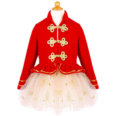 Great Pretenders Dress up Red Toy Soldier Jacket Size 5-6