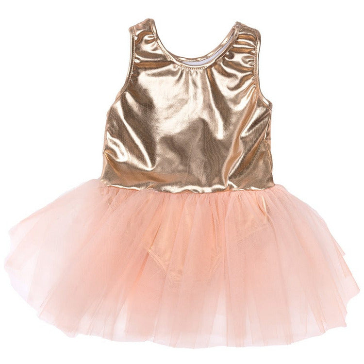 Great Pretenders Dress up Rose Gold Ballet Tutu Dress - Size 3-4