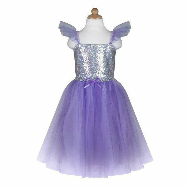 Great Pretenders Dress up Sequins Princess Dress, Lilac, Size 7-8