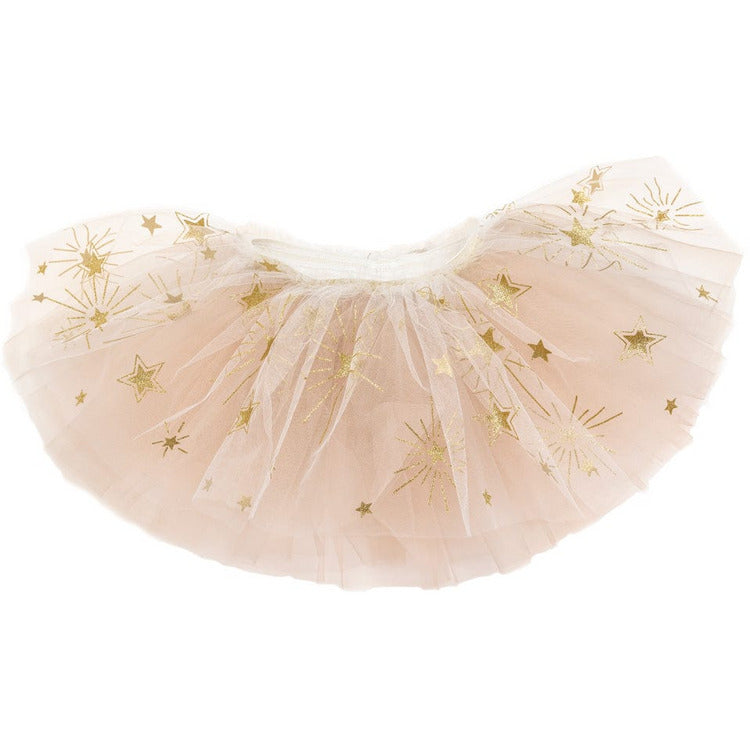 Great Pretenders Dress up Sparkle Star Tutu, White/Gold, Size 4-6