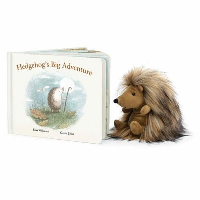 Jellycat, Inc. Plush Hedgehog's Big Adventure Book