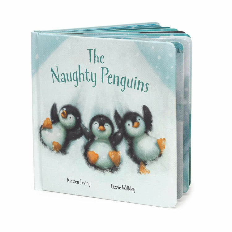 Jellycat, Inc. Plush The Naughty Penguins Book