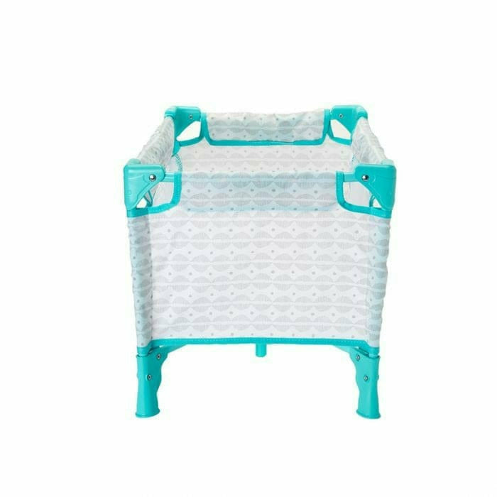 Madame Alexander Dolls Pack-and-Play Crib Soft Gray