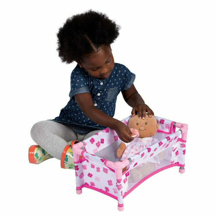 Manhattan Toy Dolls Baby Stella Take Along Travel Crib