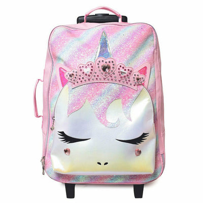 OMG Accessories Trend Accessories Gwen Heart Tiara Rolling Luggage