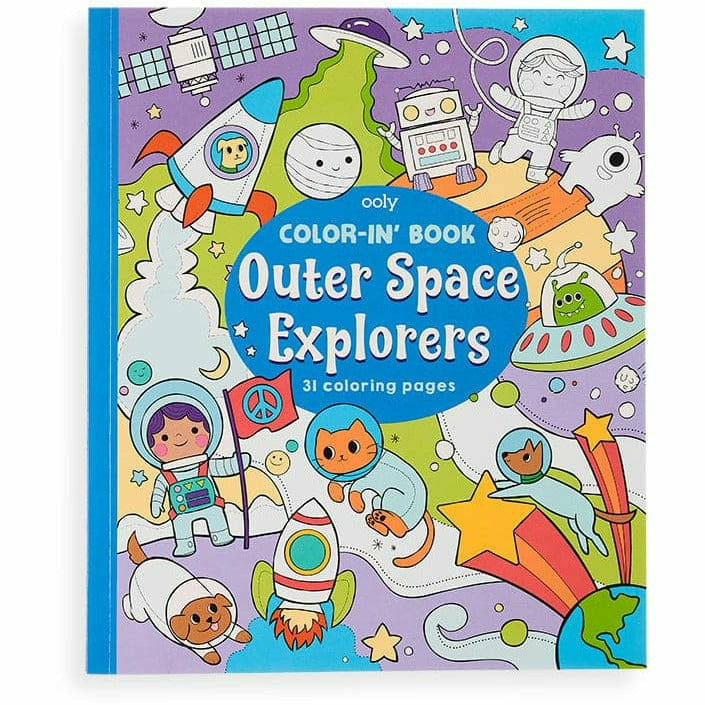Ooly Creativity Outer Space Explorers Coloring Book