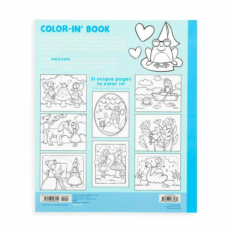 Ooly Creativity Princesses & Fairies Coloring Book