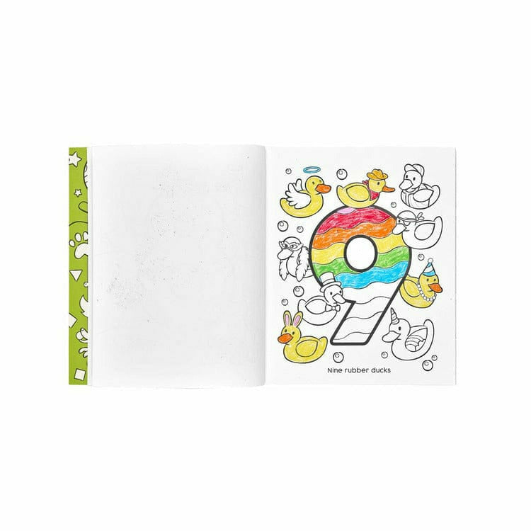 Ooly Creativity Toddler Coloring Book - 123 Shapes & Numbers
