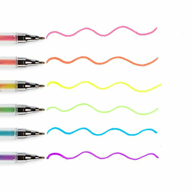 TUTTI FRUITTI SCENTED COLORED GEL PENS-SET OF 6 - Beyond The Rainbow