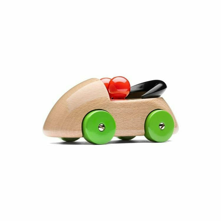 Playsam Preschool Wooden Streamliner Cab Toy Car
