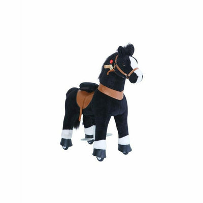 PonyCycle, Inc. Plush Black Ride on Horse Ages 3-5