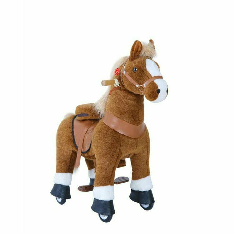 PonyCycle, Inc. Plush Brown Ride on Horse Ages 3-5