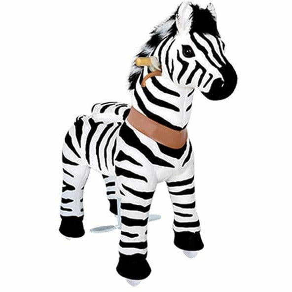 PonyCycle, Inc. Plush Ride on Zebra Ages 3-5