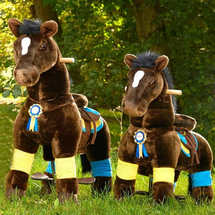 PonyCycle, Inc. Preschool Chocolate Brown Ride-On Horse Age 4-9