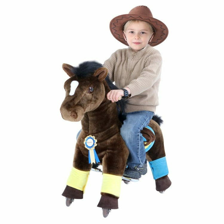 PonyCycle, Inc. Preschool Chocolate Brown Ride-On Horse Age 4-9
