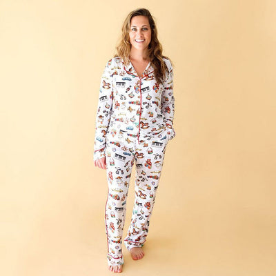 Posh Peanut Trend Accessories Multi / X-Small Women's Long Sleeve Pajama - XS