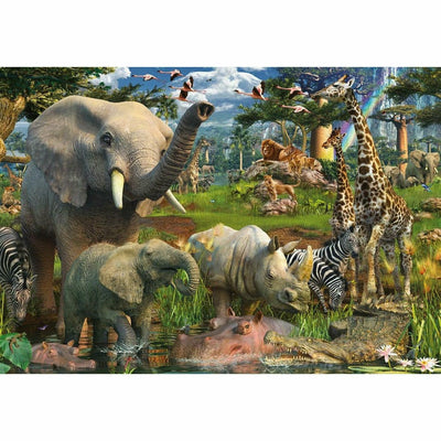 Ravensburger Puzzles At The Water hole, 18,000 piece puzzle