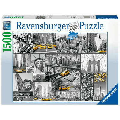 Ravensburger Puzzles New York Cabs             1500 Piece