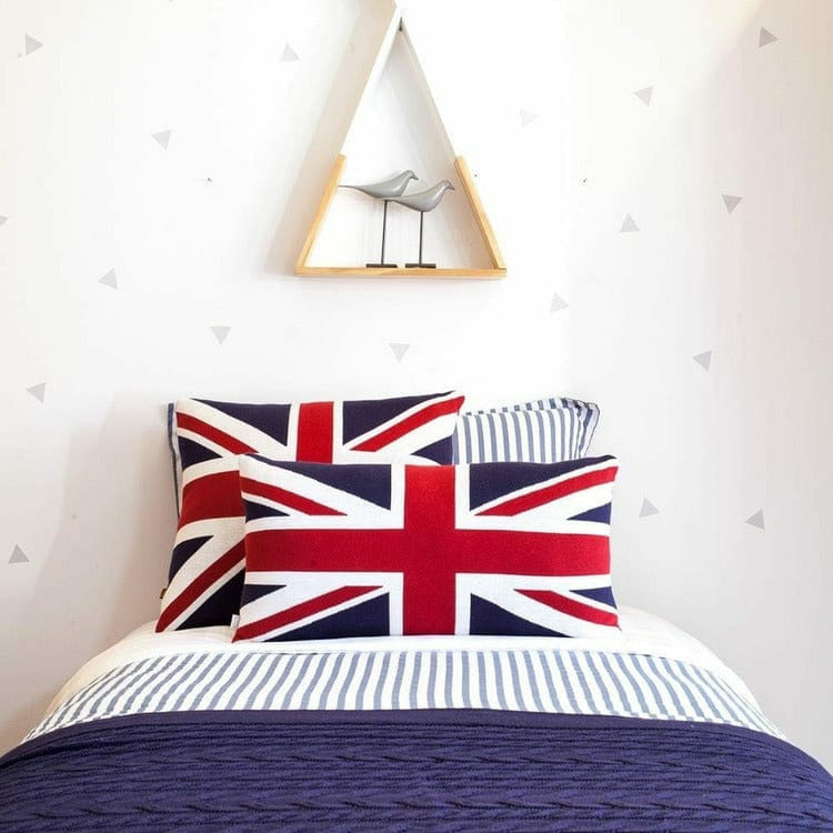 Rian Tricot Room Decor Flag of England Rectangle Pillow