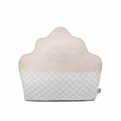 Rian Tricot Room Decor Soft Pink Cupcake Pillow