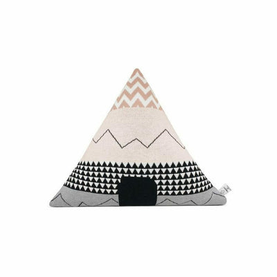 Rian Tricot Room Decor Soft Pink Teepee Pillow