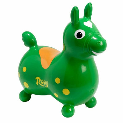 Rody® Preschool Green Rody Horse Inflatable Bouncer Ride-on