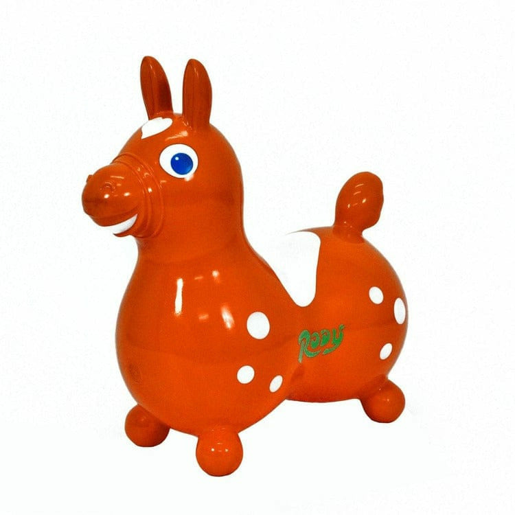 Rody® Preschool Orange Rody Horse Inflatable Bouncer Ride-on
