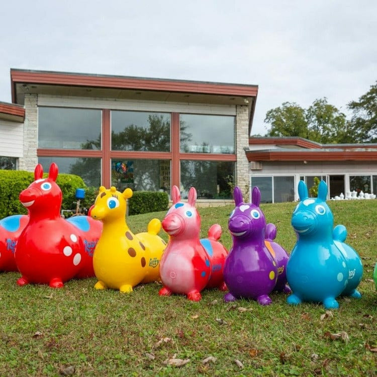 Rody® Preschool Purple Rody Horse Inflatable Bouncer Ride-on