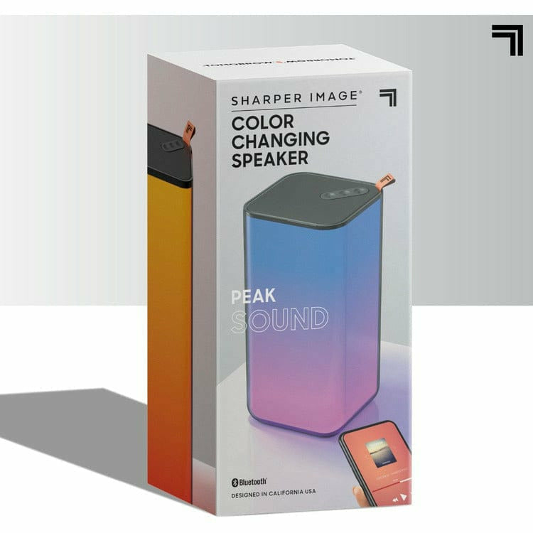 Sharper Image Electronics New SI packaging Speaker Bluetooth Color Changing 3x6