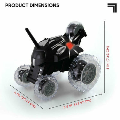 Sharper Image Vehicles Black / New SI packaging Toy RC Monster Spinning Car- Black