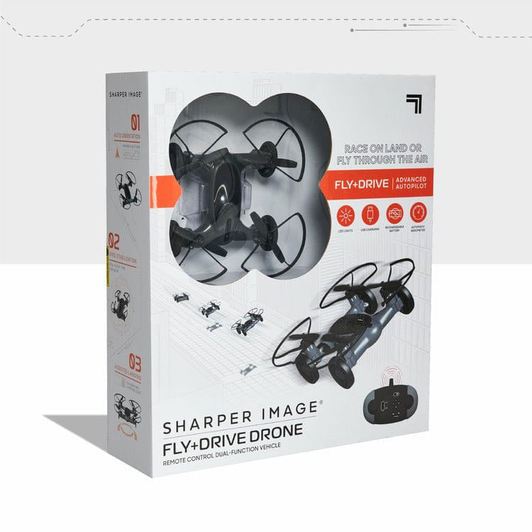 Sharper Image Vehicles Fly+Drive Dual-Function Vehicle Drone