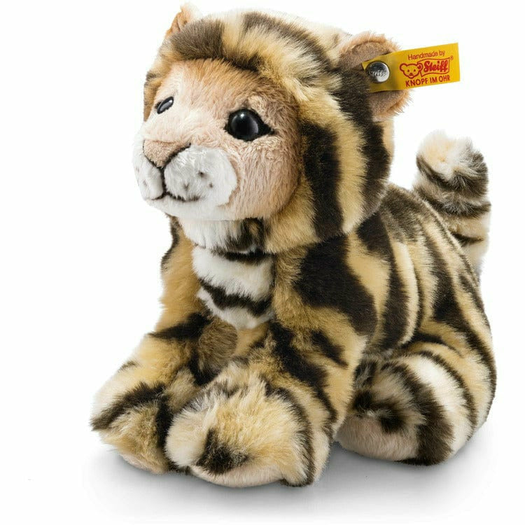 Steiff North America, Inc. Plush Billy tiger, striped, 7 Inches
