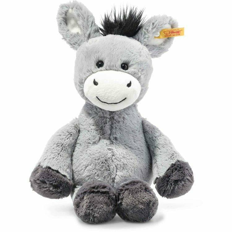 Steiff North America, Inc. Plush Dinkie Donkey, Grey Blue, 12 Inches