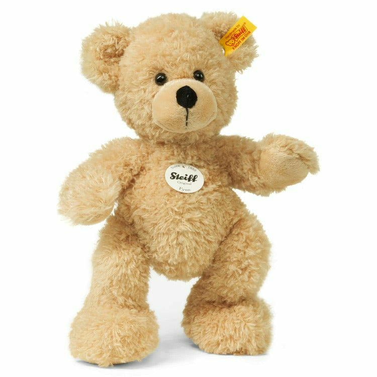 Steiff North America, Inc. Plush Fynn Teddy bear, beige, 11 Inches