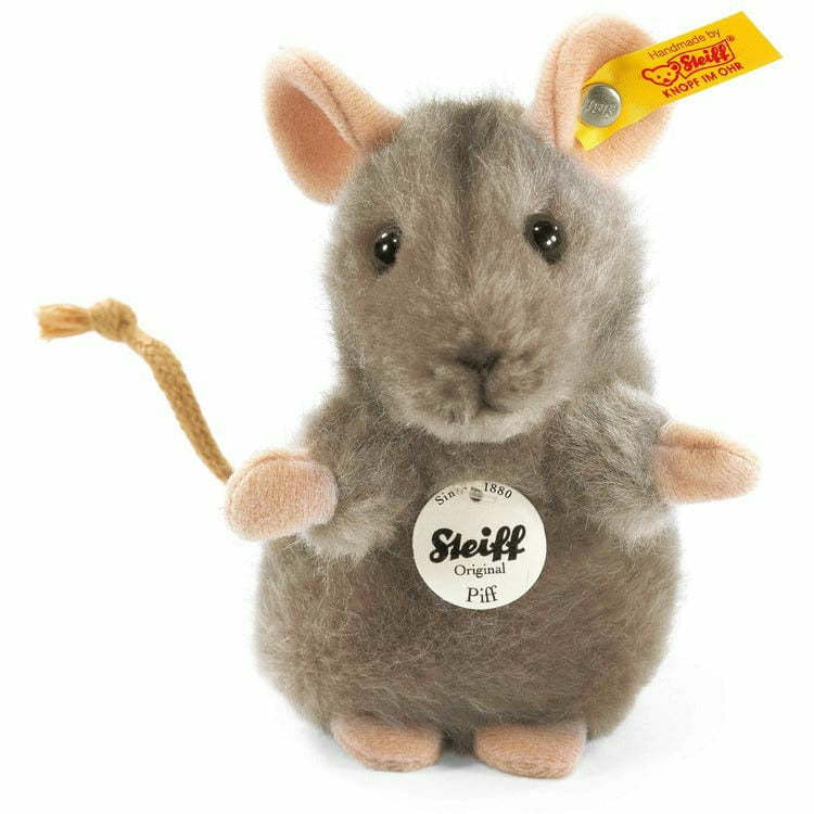 Steiff North America, Inc. Plush Grey 4" Piff Mouse