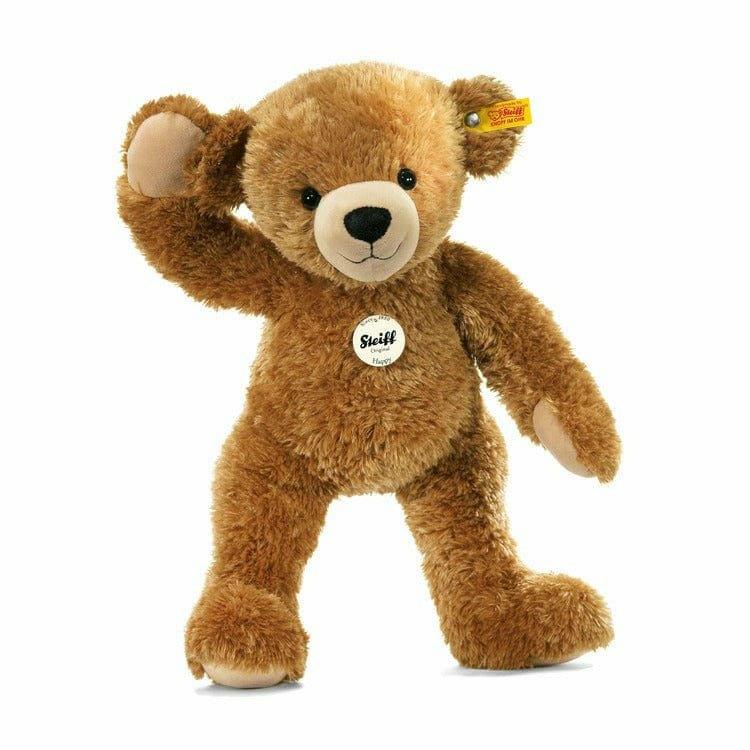 Steiff North America, Inc. Plush Happy Teddy bear, light brown, 11 Inches