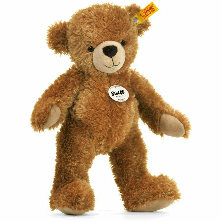 Steiff North America, Inc. Plush Happy Teddy bear, light brown, 15 Inches