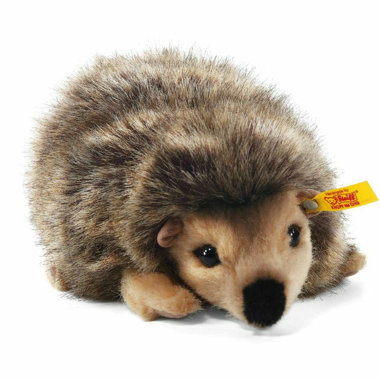 Steiff North America, Inc. Plush Joggi hedgehog, mottled brown, 6 Inches