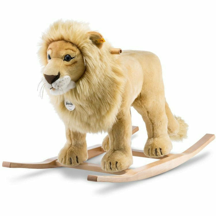 Steiff North America, Inc. Plush Leo Riding Lion, Golden Blonde