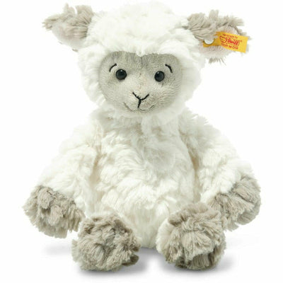 Steiff North America, Inc. Plush Lita Lamb, White/Taupe, 8 Inches