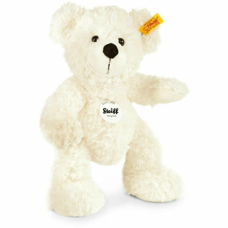 Steiff North America, Inc. Plush Lotte Teddy bear, white, 11 Inches