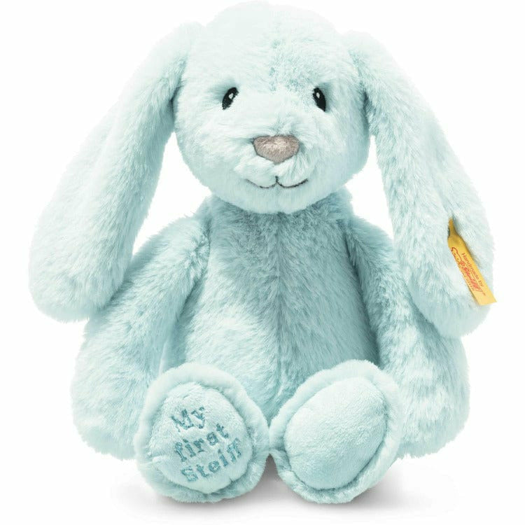 Steiff North America, Inc. Plush My First Steiff 10" Light Blue Hoppie Rabbit