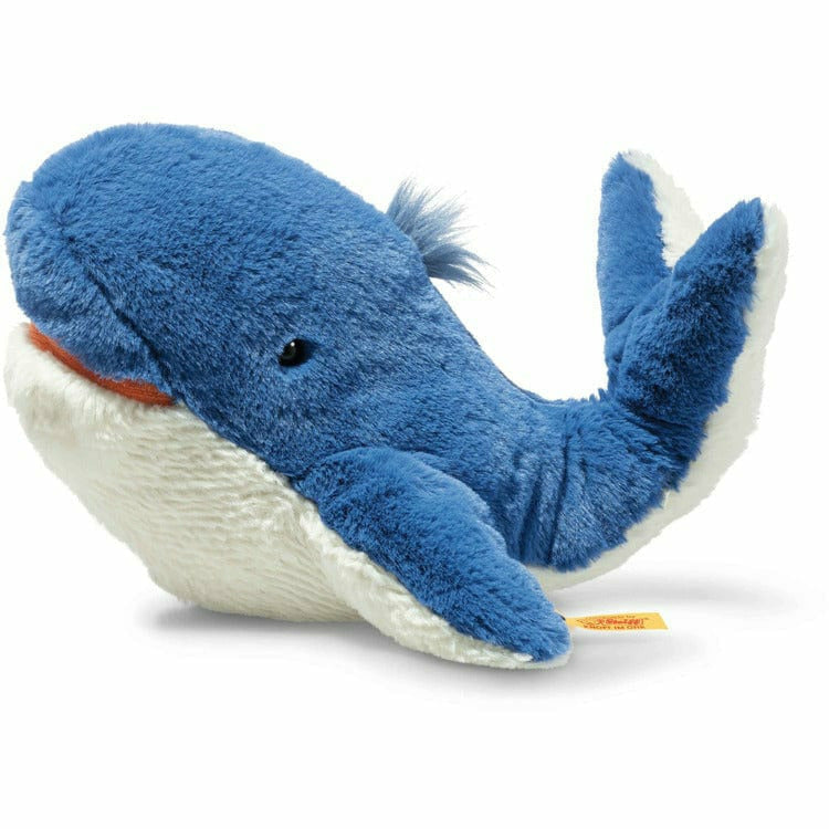 Steiff North America, Inc. Plush Soft Cuddly Friends 11" Tory Blue Whale