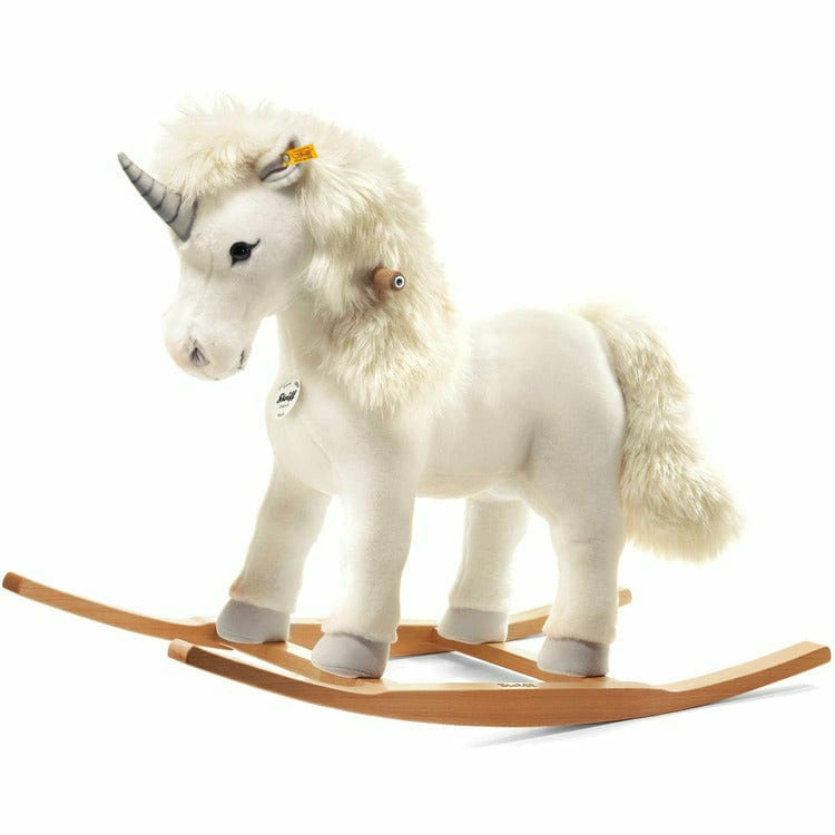 Steiff North America, Inc. Plush Starly riding unicorn