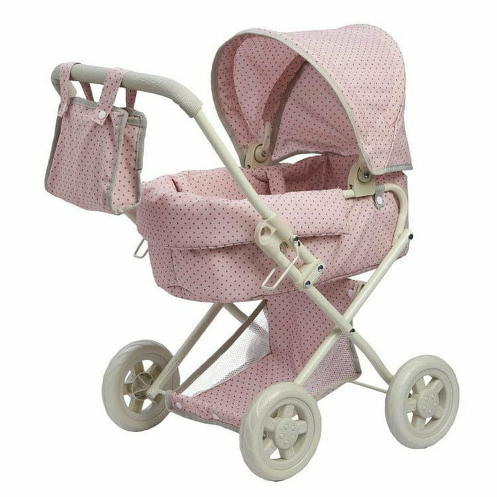 Polka Dots Princess Deluxe Baby Doll Stroller Pink FAO Schwarz